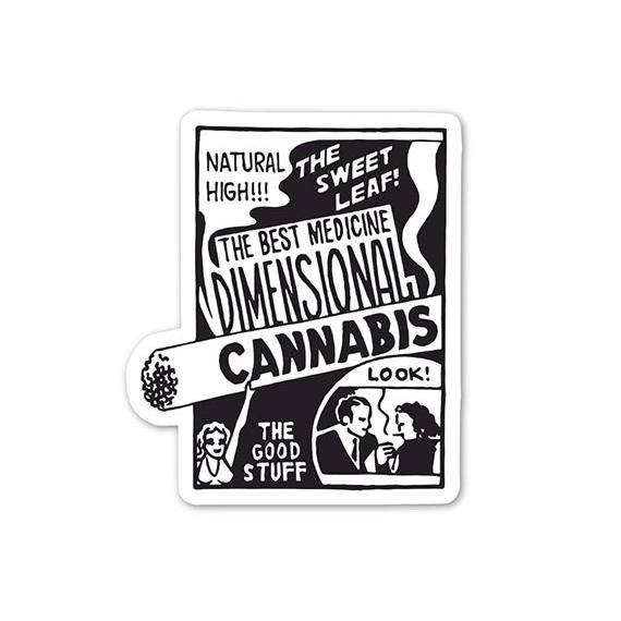 DIMENSIONAL CANNABIS ディメンショナル カンナビス ステッカーセット