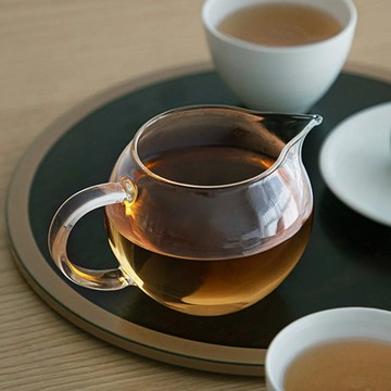 日本 霜山 耐熱玻璃茶壺/牛奶壺-330ml
