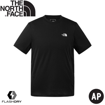 【The North Face 男 透氣排汗短袖T恤 AP《黑》】8826/吸濕排汗短袖/短T/排汗衣/休閒短袖