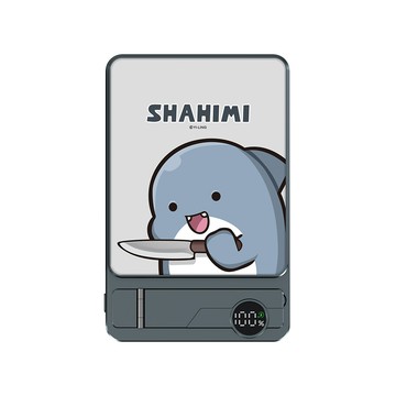 【插畫家聯名】鯊西米笑裡藏刀Turbo極速輕薄磁吸行動電源