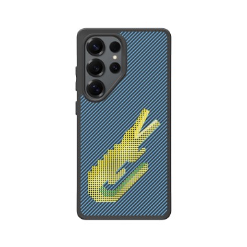 Galaxy S25 Ultra SolidSuit 黑 - The Wildlife Collection 動物野境系列 - 美洲鱷 - 線條版