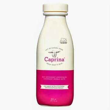 CANUS 肯拿士 Caprina 山羊奶 新鮮山羊奶泡澡沐浴乳 蘭花 800ml  1瓶