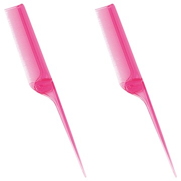 KAI 貝印 便攜型折疊尖尾梳 KQ-3044  2支  粉色