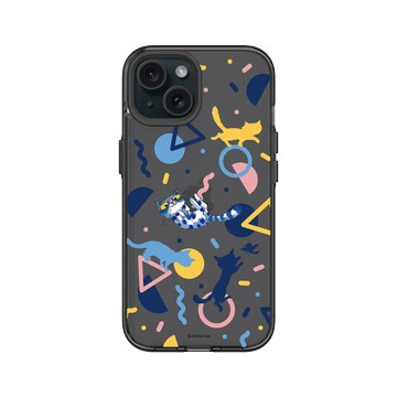 iPhone 15 Clear 酷墨灰 - 幾米 Jimmy Liao - 遺失了一隻貓-調皮