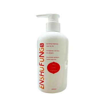【2入組】ENSHUFUNG恩舒芳-寵物護膚專用洗劑(皮膚保健) 300ml(買二件送寵喵樂-貓草玩具1個隨機)