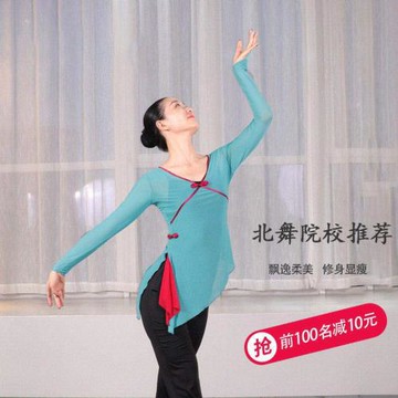 古典舞身韻練功服女成人舞蹈紗衣民族舞形體舞教室舞蹈服演出服