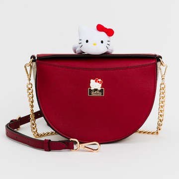 Hello Kitty - Arnold Palmer - 馬鞍包附長短背帶 Attract系列 - 紅色/422-3503-10-7