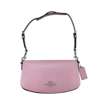 COACH Andrea 丁香紫半月手提/肩背/斜背多用小包