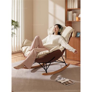 搖搖椅躺椅成人大人懶人沙發客廳陽臺家用單人休閑沙發龍蝦蝸牛椅