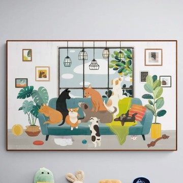 ABOO YANG 來散步｜等你回家 －狗狗（白天版） - 單買相紙-大尺寸