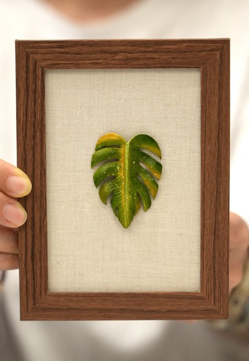 聖誕禮物 皮革觀葉植物圖鑒