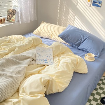 MACARON-N-X 床包  雙人  香蕉藍莓