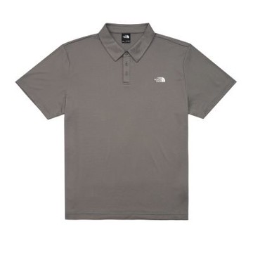 The North Face 北臉 短袖上衣 男 POLO衫 M TANKEN POLO 灰 NF0A8HQX0UZ
