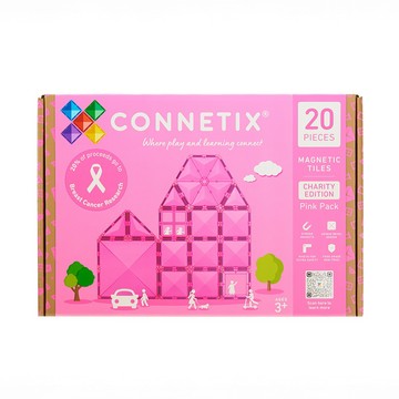 澳洲Connetix公益磁力積木-粉紅守護擴充組(20pc)