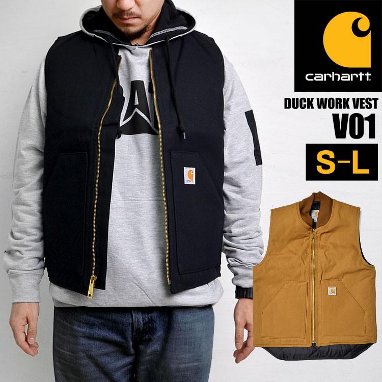 ベスト 中綿 メンズ carhartt ベスト カーハート ベスト ダック ワーク 