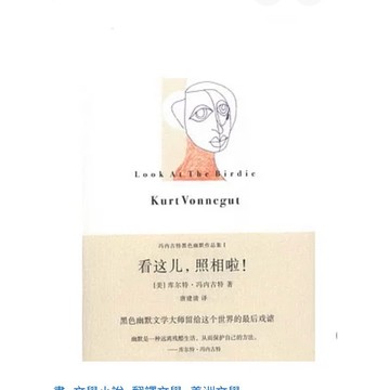 【668G-6】絕版簡體📕七成新，《看這兒，照相啦！》，（美）馮內古特，重慶大學出版社，2013/06/01