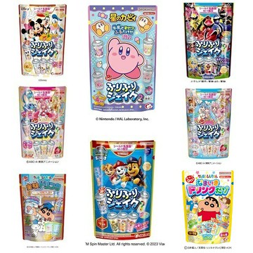 【江戶物語】(特價) Heart 萬代 DIY 搖搖杯 實驗杯 飲料粉 乳酸菌 手作 BANDAI 食玩 日本原裝