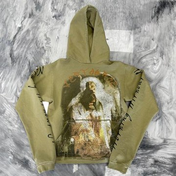 VERTABRAE Army Green Praying Hoodie 圣靈祈禱男女套頭衛衣