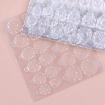 現貨 果凍膠雙面膠 透明果凍膠 美甲工具 DIY甲片展示膠 作品甲片貼 練習甲片雙面膠