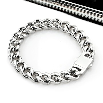 男生手鍊．古巴手鍊．Cuban Chain．客製刻字