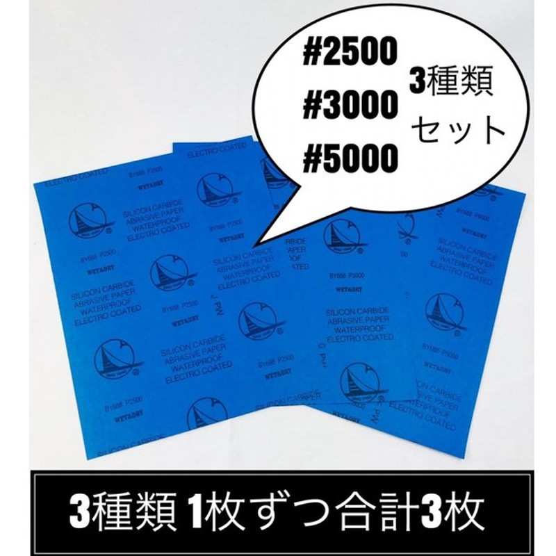 新品未使用 耐水ペーパー 1枚入 #1000 研磨、潤滑