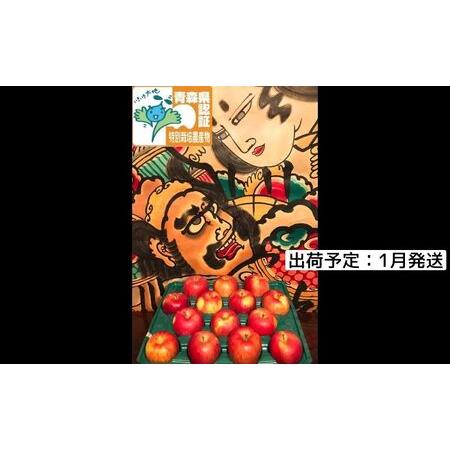 ふるさと納税 1月発送 訳あり 家庭用 葉とらずサンふじ 約5kg 青森県特別栽培農産物認証農園 青森県弘前市