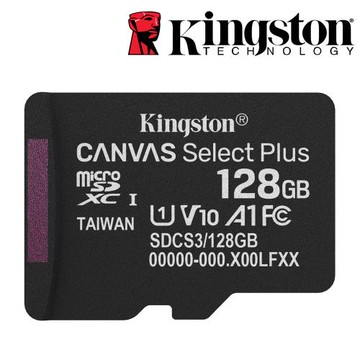 Kingston 金士頓 128G 150MB/s U1 microSDXC UHS-I A1 V10 記憶卡 SDCS3/128GB