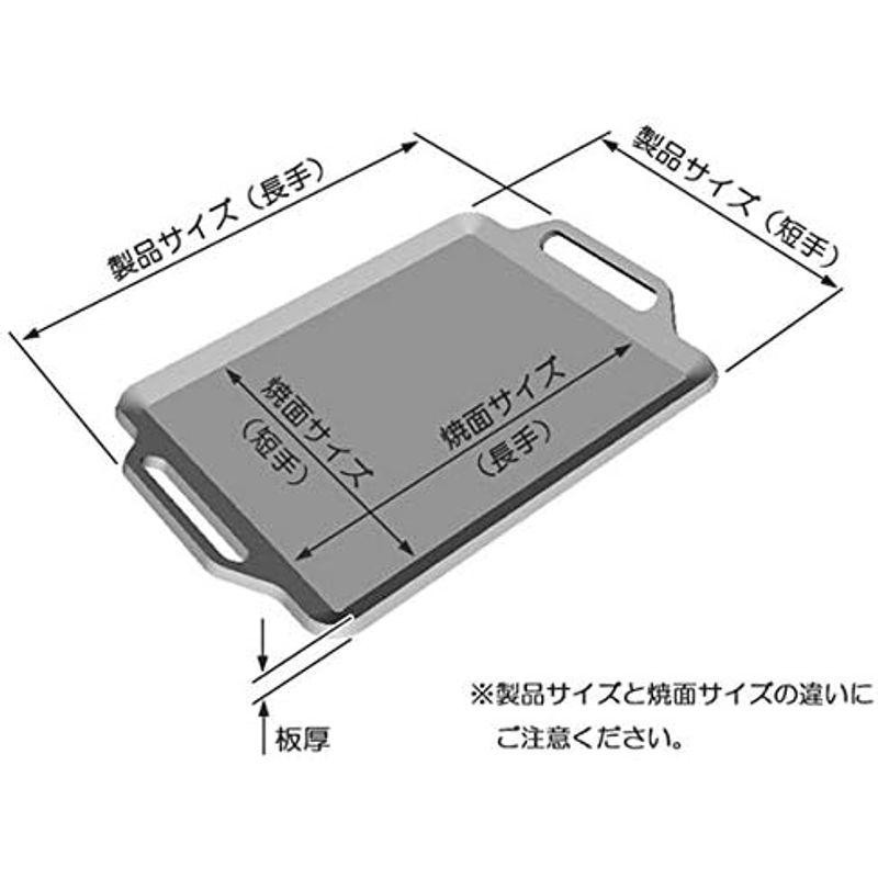 ZEOOR 極厚バーベキュー鉄板 ステンレス製 蒸し焼き蓋付き 板厚5mm 330