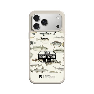iPhone 17 Pro Max SolidX 貝殼灰 - KID - 魚群圖鑑