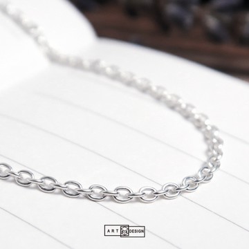 ART64 純銀 百搭細鍊 圓圈鍊(1.6mm) 26吋 925純銀項鍊 搭配鍊 銀鍊子 女生項鍊