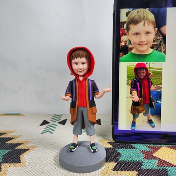 客制化人物公仔 兒童 人偶 3D 人像 肖像畫 訂制 似顏繪 禮物