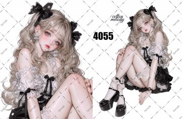 original sticker no.4055 人物貼紙 原創貼紙 原創人物貼紙 裝飾貼紙 cotton melody