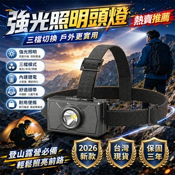最低價✨工作燈 維修燈 LED頭燈 照明燈 露營燈頭燈 登山露營燈頭燈 停電應急照明燈 鋁合金頭燈 防水頭燈 輕量頭燈