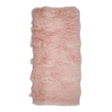 LASSLEY 蕾絲妮 仿兔毛柔棉抱枕套 45 x 45cm  粉色