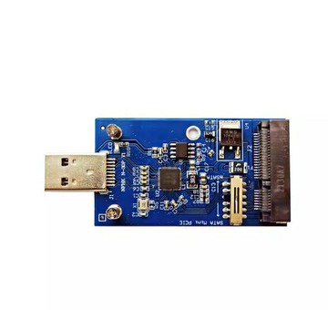[5大陸直購] USB 3.0 to mSATA & SATA MINI PCIE SSD轉接卡adapter N-30P V1