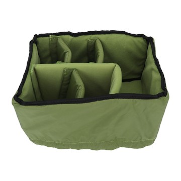 [waroom01] 單反相機手提包大容量防震軟墊包包帶抽繩開口戶外水果綠色