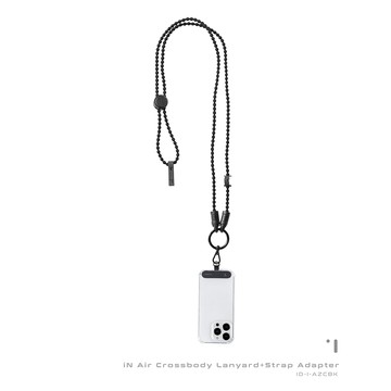 INCODER iN Air Crossbody Lanyard 輕量型手機掛繩 (黑)