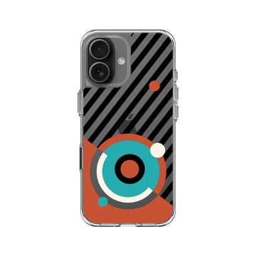 iPhone 17 Clear Case（相機按鈕） 透明 - NASA - Helix Nebula - Bauhaus Style