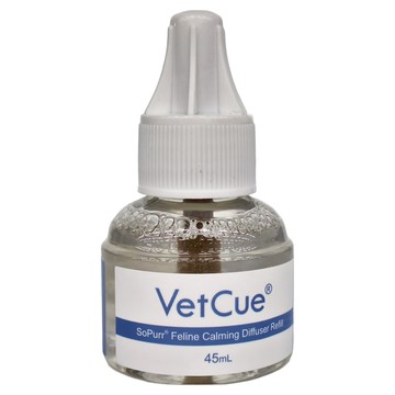 VetCue 舒普 貓咪舒緩情緒插電組 調和貓科費洛蒙 45ml 補充瓶  1盒
