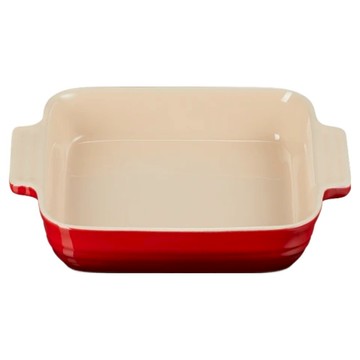 LE CREUSET 方形烤盤 櫻桃紅  23cm  1個