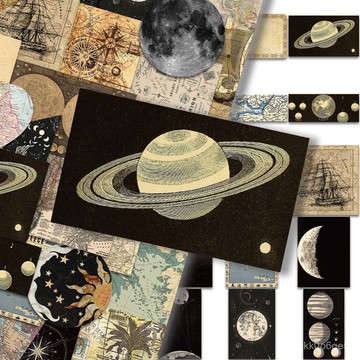 好價在🛒100張時間潮汐ins貼紙世界地圖簡約貼畵diy手賬手機防水貼紙 OI1F