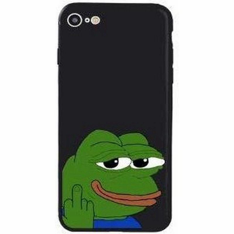 4chan カエルのぺぺ Iphone8用 Iphone7用ケース 4 7 Tpu 黒 Frog Of Pepe ソフトケース 並行輸入品 通販 Lineポイント最大get Lineショッピング