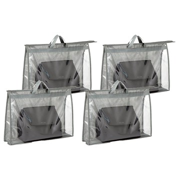 HOMER 密封防塵包包收納袋 2XL(50 x 37 x 13cm)  4個  灰色