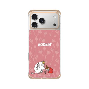 iPhone 17 Pro Max ClearX (MagSafe 兼容) 暖透橘 - Moomin - 歌妮＆小美