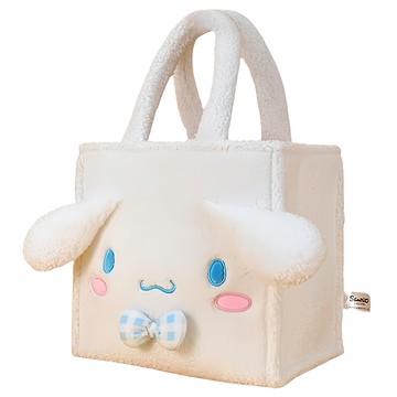 KHTOY 方形手提袋  24 x 22 x 15cm  大耳狗 白色  1個