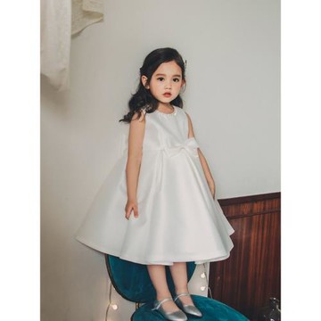 小花童禮服女寶兒童婚紗公主裙蓬蓬裙婚禮公主寶寶周歲衣服一周歲
