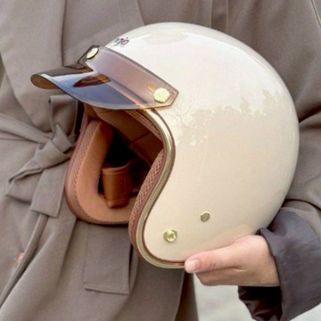 Ninja 安全帽 涼感復古經典騎士帽  H1029