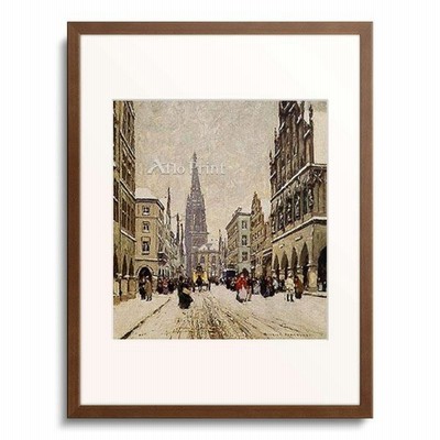ハインリヒ・ヘルマン Heinrich Hermanns 「A winters day in Munster.」