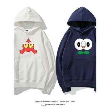 寵物小精靈小智同款木木梟火斑喵衛衣男女口袋妖精周邊連帽衫外套