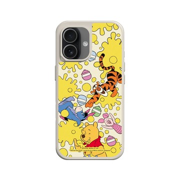 iPhone 17 SolidX 貝殼灰 - 迪士尼-小熊維尼 Disney Winnie The Pooh - 蜂蜜狂歡派對